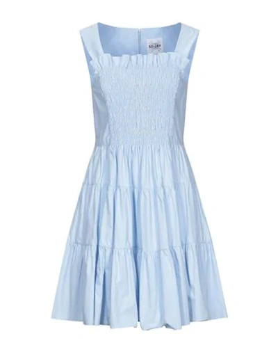 Shop Si-jay Short Dresses In Sky Blue