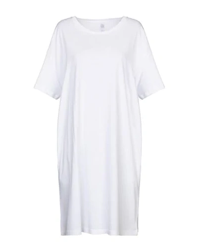 Shop Alternative Woman Mini Dress White Size Xs Cotton, Modal