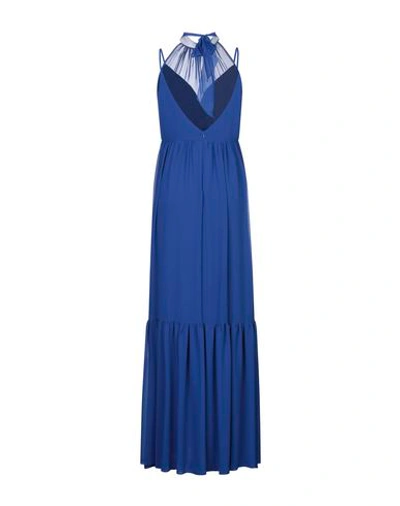 Shop Ade' Long Dresses In Dark Blue