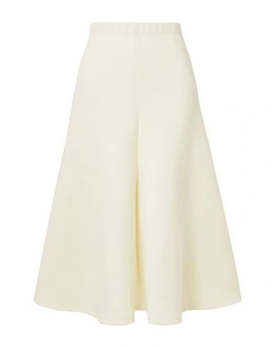 Shop Beaufille Midi Skirts In Ivory