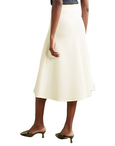 Shop Beaufille Midi Skirts In Ivory
