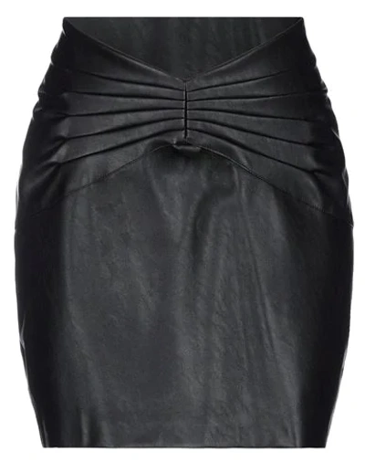 Shop Actualee Knee Length Skirts In Black