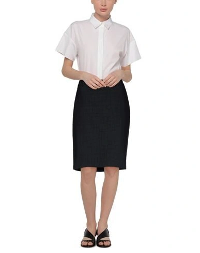 Shop Boutique Moschino Woman Midi Skirt Black Size 10 Cotton