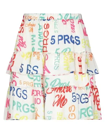 Shop 5 Progress Knee Length Skirts In Ivory