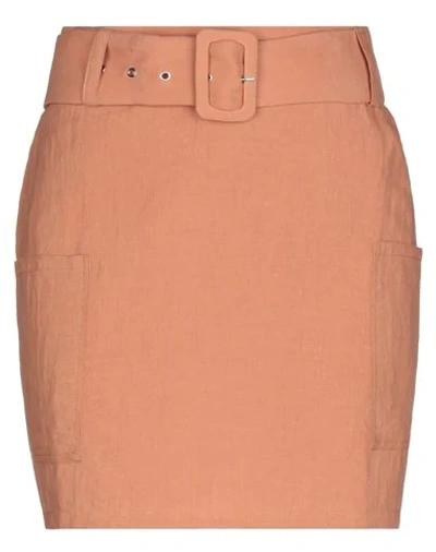 Shop Glamorous Mini Skirts In Brick Red