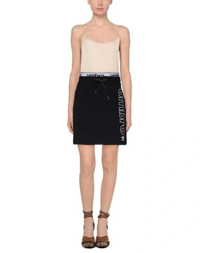 Shop Umbro Mini Skirts In Black