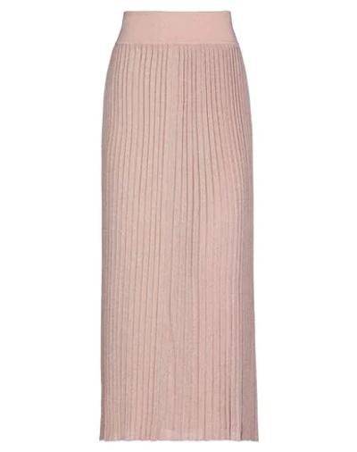 Shop Altea Woman Maxi Skirt Blush Size L Viscose, Polyester, Elastane In Pink