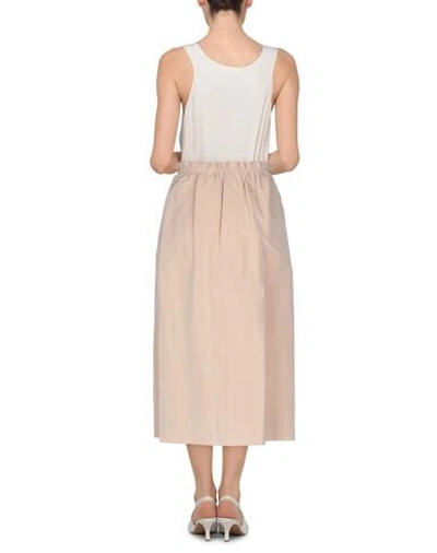 Shop Givenchy Long Skirts In Pale Pink