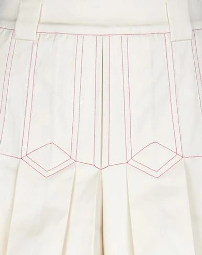 Shop Afterhomework Mini Skirts In Ivory