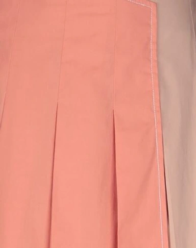 Shop Beatrice B Beatrice.b Midi Skirts In Salmon Pink