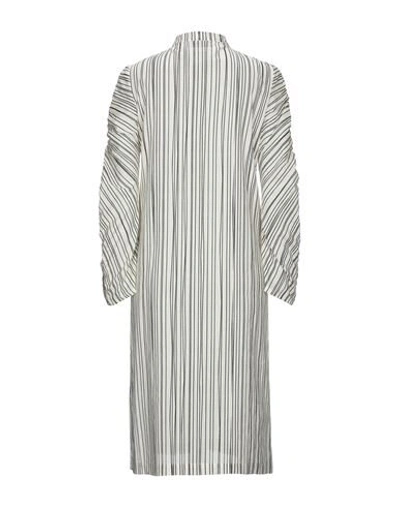 Shop Claudie Woman Midi Dress Ivory Size 6 Viscose In White
