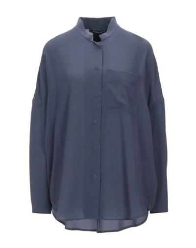Shop French Connection Shirts In Dark Blue