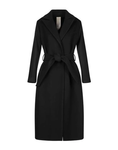 Shop Annie P Coat In Black