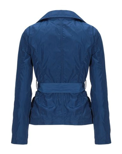 Shop Alisya Full-length Jacket In Dark Blue