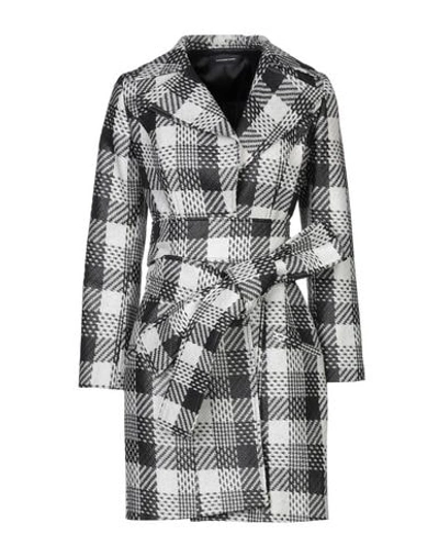 Shop Alessandro Legora Overcoats In Grey
