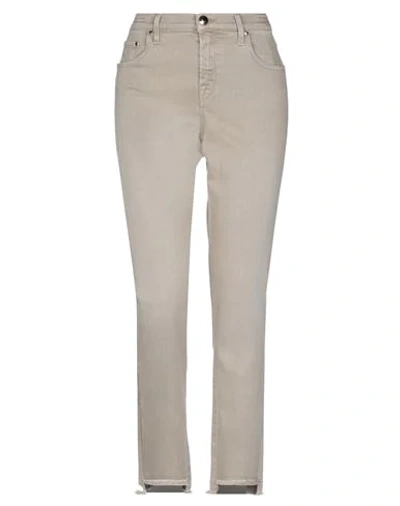 Shop Jacob Cohёn Woman Jeans Beige Size 27 Lyocell, Cotton, Polyester, Elastane