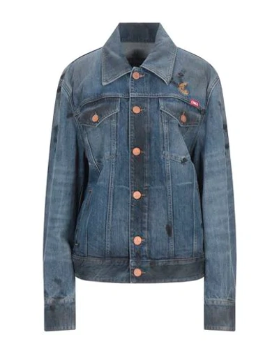 Shop Vivienne Westwood Anglomania Denim Outerwear In Blue