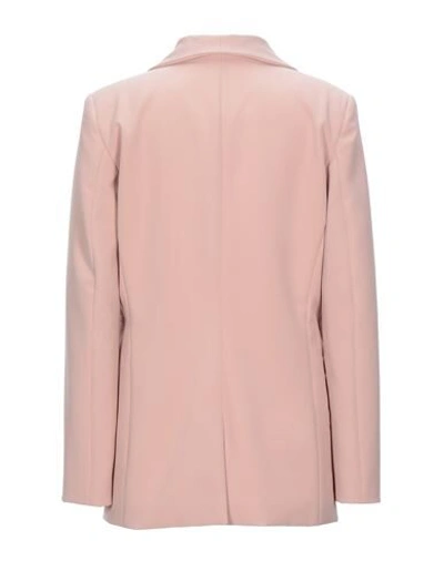 Shop Anna Rachele Woman Suit Jacket Blush Size 8 Polyester, Elastane In Pink