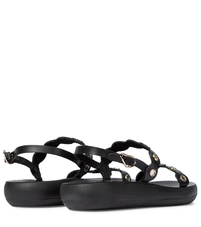 Shop Ancient Greek Sandals Clio Comfort Leather Sandals In Black