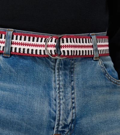 Shop Isabel Marant Nyessh Fabric Belt In Multicoloured