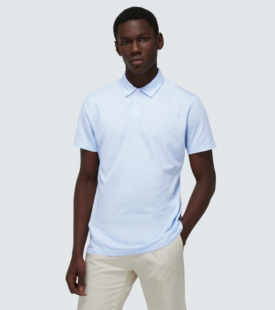 Shop Derek Rose Ramsay Short-sleeved Polo Shirt In Blue