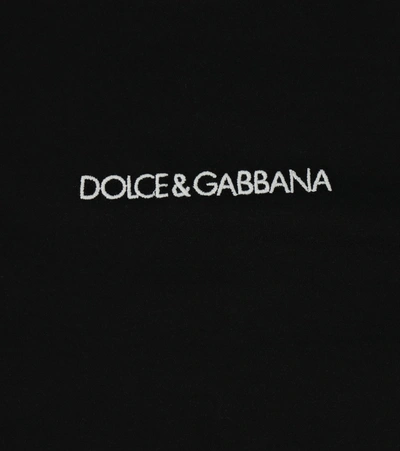 Shop Dolce & Gabbana Logo Cotton T-shirt In Black