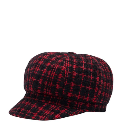 Shop Dolce & Gabbana Check Flat Cap