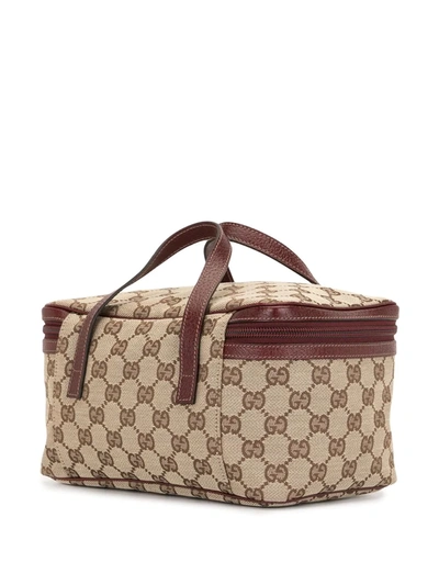 Pre-owned Gucci Gg Pattern Handbag In Brown