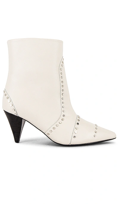 Shop Iro Pinto Bootie In Off White