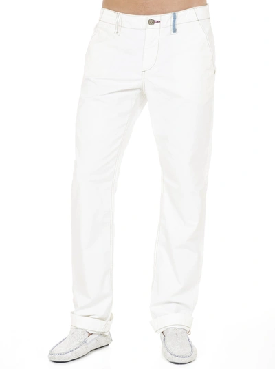 Shop Robert Graham Jeano 3 Slim Fit Pant In White
