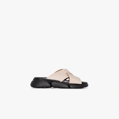 Shop Atp Atelier Sovereto Flatform-sandalen In Grau