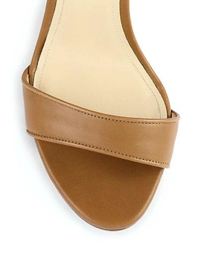 Shop Paul Andrew Lexington Leather Sandals In Tan