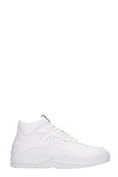 Shop Filling Pieces Lay Up Icey Flo Sneakers In White Leather