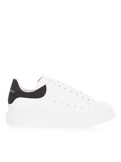 Shop Alexander Mcqueen Oversized Sole Sneakers In White In Black