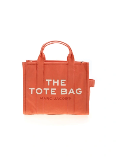 Shop Marc Jacobs The Traveler Small Tote Bag In Orange
