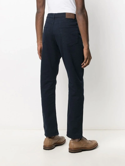 Shop Brunello Cucinelli Mid-rise Straight Jeans In Blue