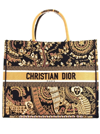 Pre-owned Dior Book Tote Bag In Brown | ModeSens