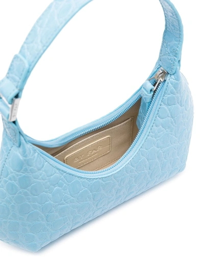 Shop By Far Mini Amber Shoulder Bag In Blue
