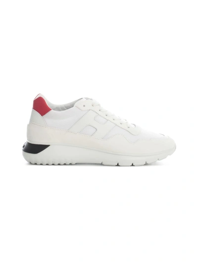 Shop Hogan Interactive3 Lace Up In White