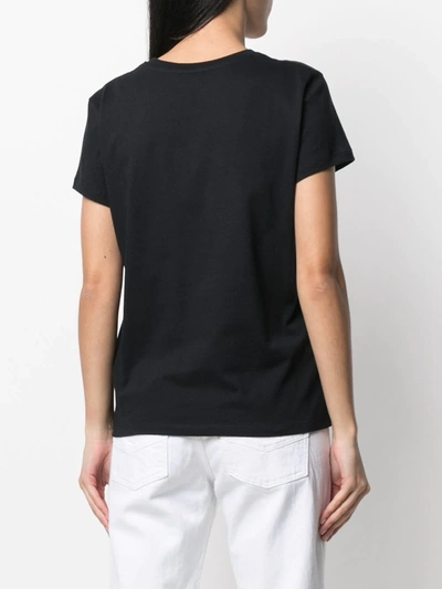 Shop Zadig & Voltaire Zoe Photo-print Cotton T-shirt In Black