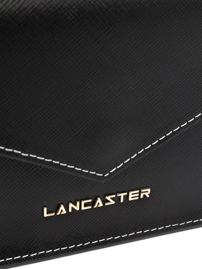 Shop Lancaster Logo-print Crossbody Bag In Black