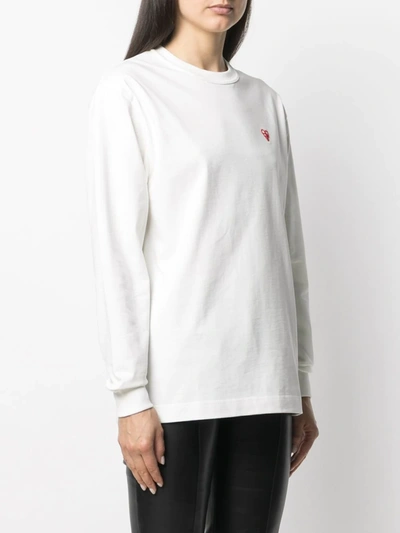 Shop Alexander Wang Crewneck Sweatshirt In White