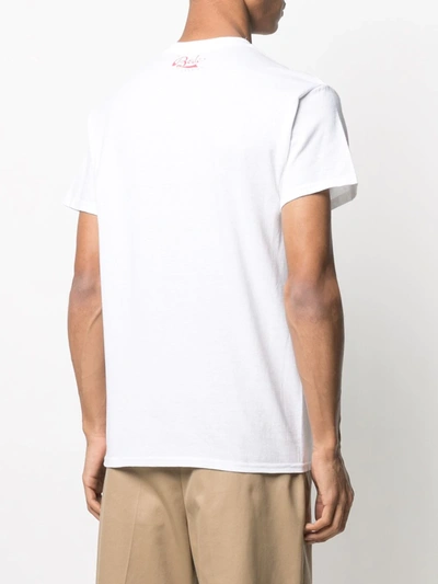 Shop Bode Horse-print Cotton T-shirt In White