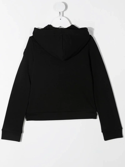 Shop Moncler Padded Front Jacket In Black