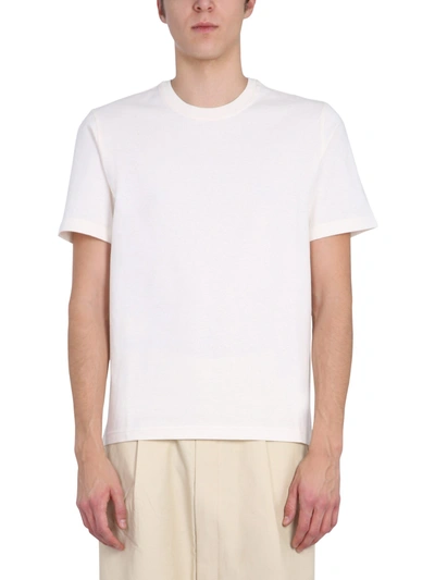 Shop Bottega Veneta Crew Neck T-shirt In White