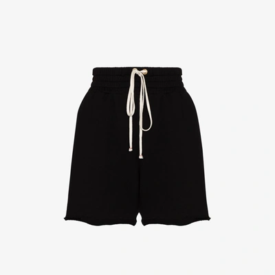 Shop Les Tien Yacht Cotton Shorts In Black