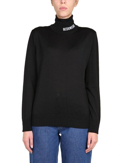 Shop Gcds Women's Black Other Materials Sweater