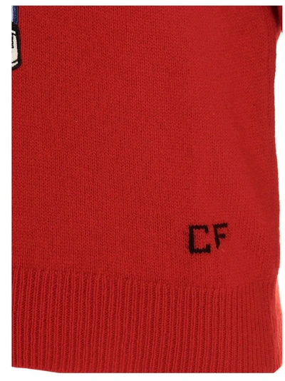 Shop Chiara Ferragni Women's Red Other Materials Sweater