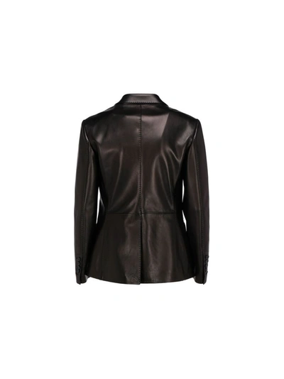 Shop Tom Ford Women's Black Leather Blazer