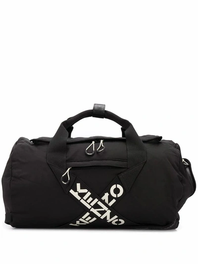 Shop Kenzo Men's Black Polyester Travel Bag